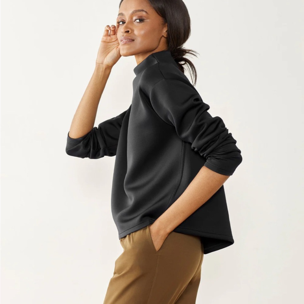 Aday Like a Boss Black Long Sleeve Top (size small)